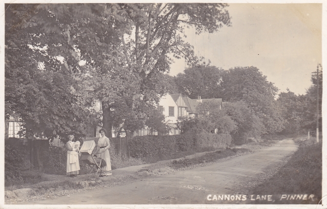 Cannon Lane near the corner of Eastcote Road 1913